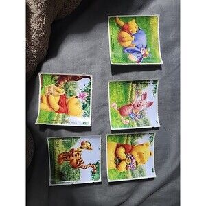 Smile Makers Winnie the Pooh Stickers Set of 5 2.5” Disney Collectible